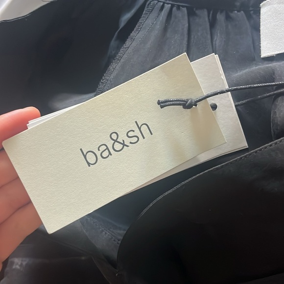 Ba&sh black midi dress size small - Picture 5 of 8